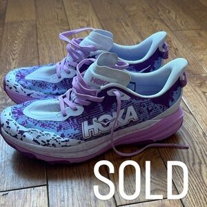 Hoka Speedgoat 6 Purple Sneakers- new